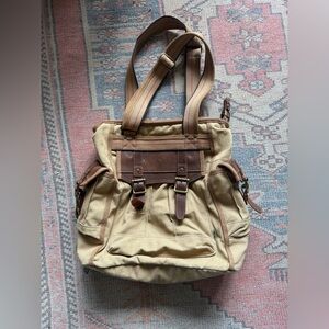 TSD Brand Turtle Ridge Canvas Tote